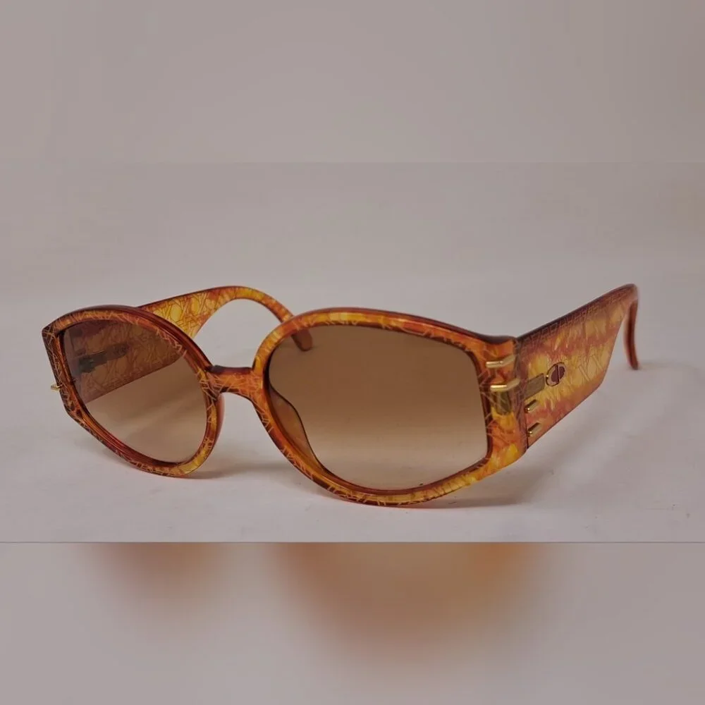 Christian Dior Women's Sunglasses Optyl Red Orange Vintage 80s 2603 40 57mm - Picture 7 of 16